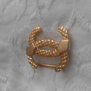 Italian (gold color ) belt buckle 2 in. $34 +  fre